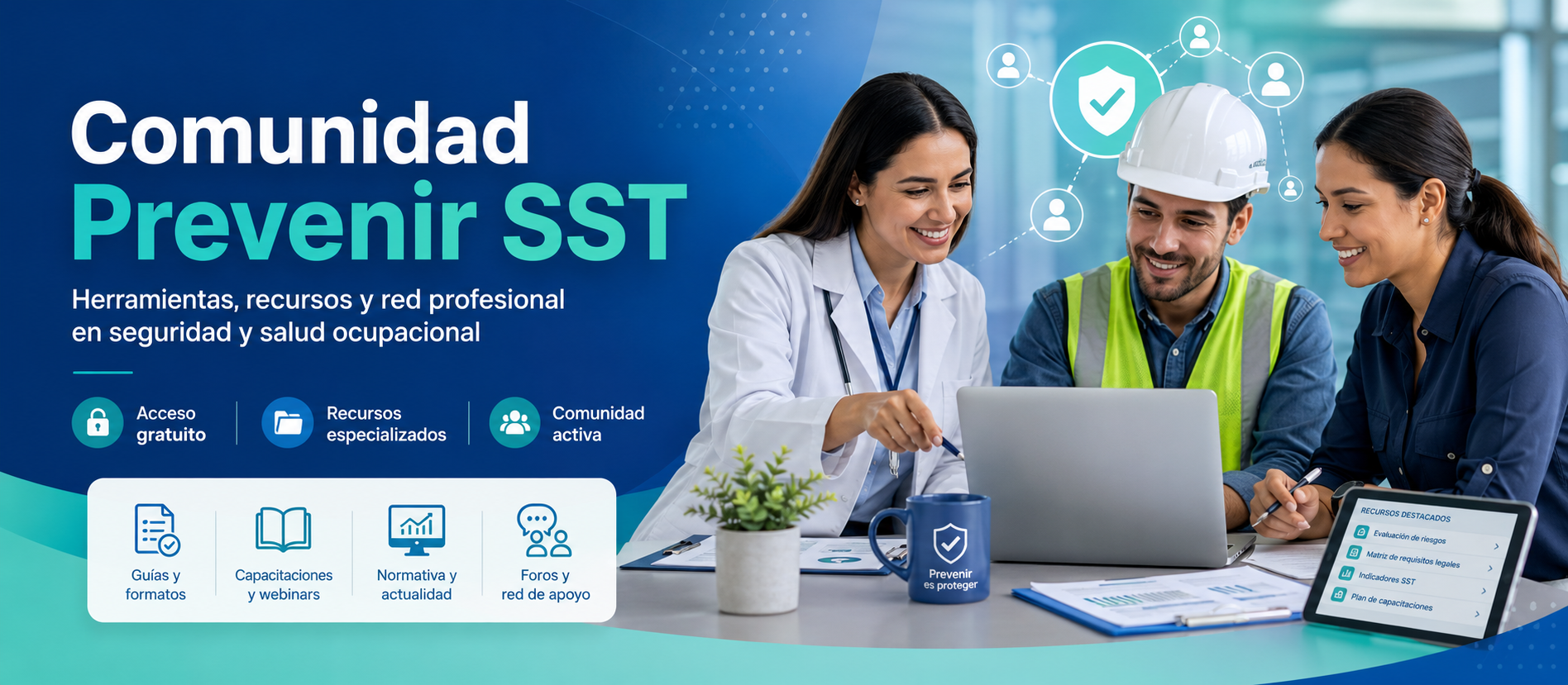 Comunidad Prevenir SST: herramientas, recursos y red profesional